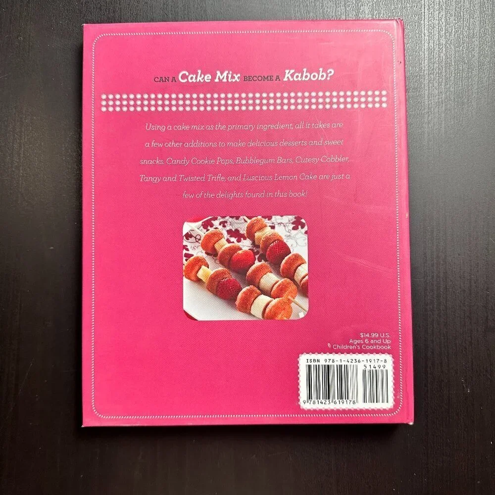 CAKE MIX COOKING for Kids Activity Cookbook DIY
